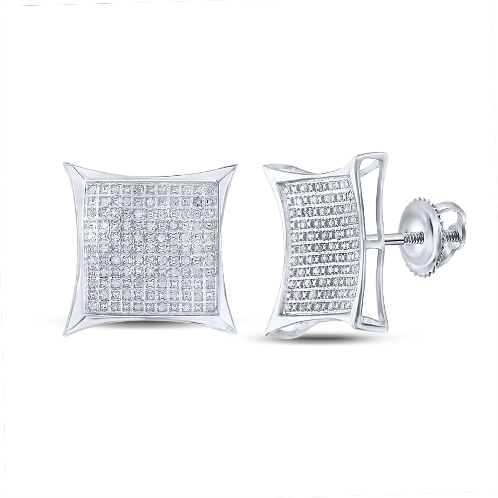 1/3CT-DIA MICRO-PAVE EARRING