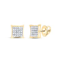 Load image into Gallery viewer, 1/6CT-DIA MICRO-PAVE EARRINGS
