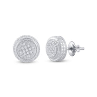 Load image into Gallery viewer, 1/20CT-DIA P3 MICRO-PAVE UNISEX EARRING
