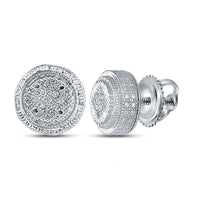 Load image into Gallery viewer, 1/20CT-DIA P3 MICRO-PAVE UNISEX EARRING
