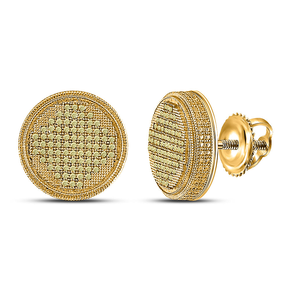 1/2CTW-DIA MICRO-PAVE EARRINGS
