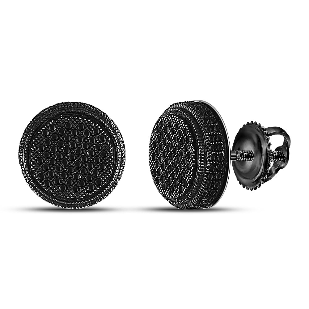 3/4CT-DIA MICRO-PAVE EARRINGS