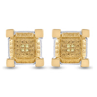 Load image into Gallery viewer, 0.03CTW-DIA MICRO-PAVE EARRINGS
