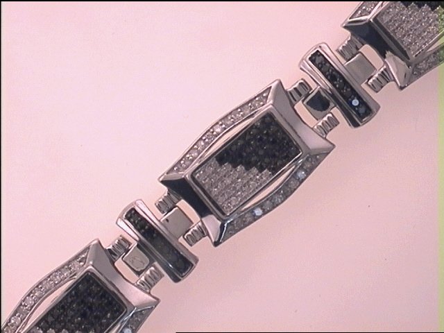 3  1/4CTW-DIA MICRO-PAVE MENS BRACELET