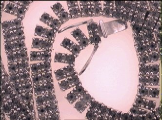 2  3/4CT-DIA SILVER FANOOK FASHION NECKLACE