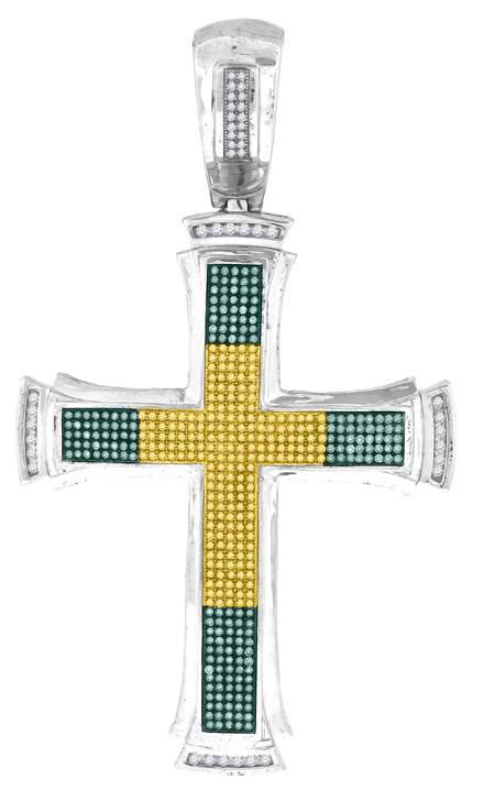 1 1/2CT-DIA YELLOW COLOUR CHARM
