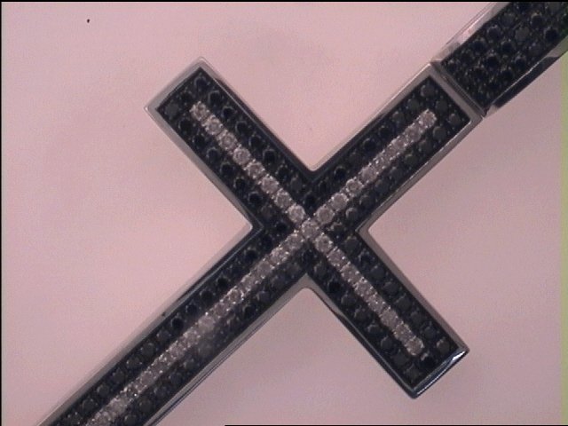 4 1/2CT-DIA CROSS MENS CHARM