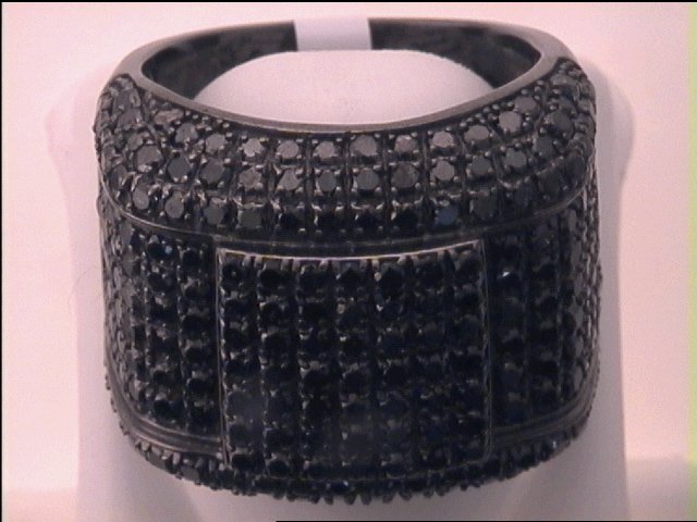 4 3/4CT-DIA BLACK DIAMOND RING