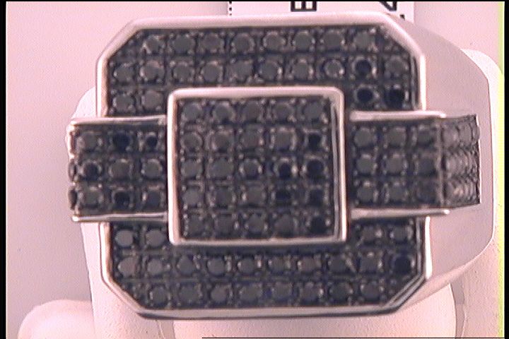 3  1/4CT-BLACK DIAMOND RING