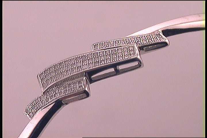 1/3CTW-DIA MICRO-PAVE BANGLE