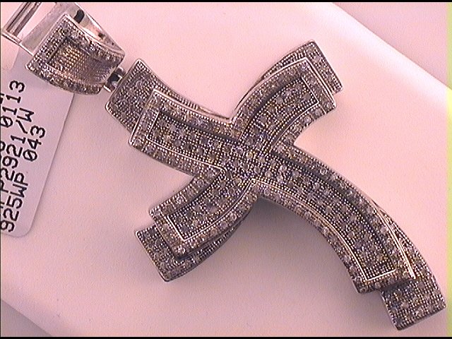5/8CTW-DIA MICRO-PAVE CHARM