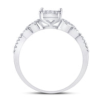 Load image into Gallery viewer, 1/10CTW-DIA MICRO-PAVE RING
