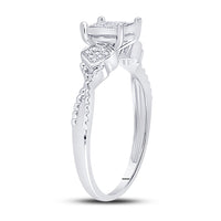 Load image into Gallery viewer, 1/10CTW-DIA MICRO-PAVE RING
