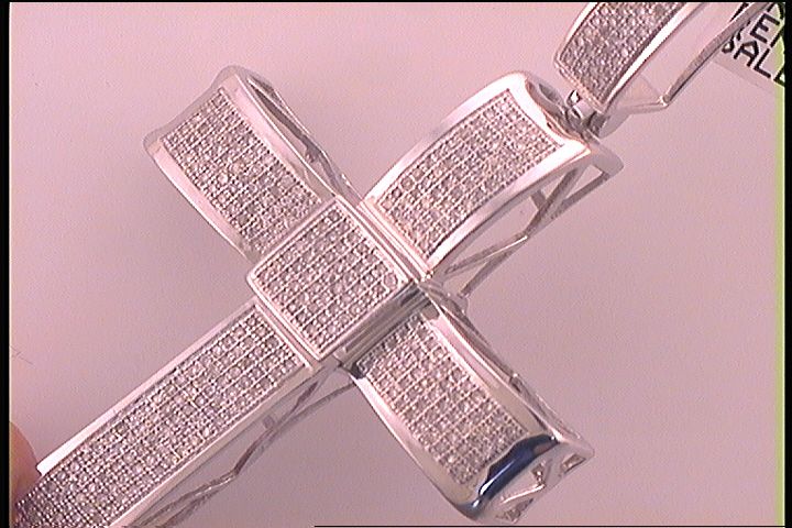 1  CT-DIA CROSS MENS CHARM