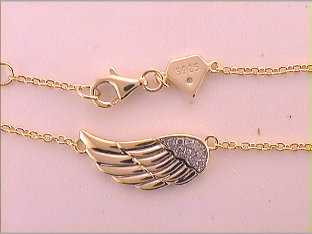 1/20CT-DIA ANGEL WING BRACELET