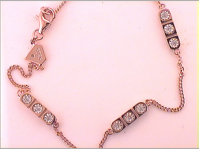 1/12CT-DIA Womens LINEAR BRACELET