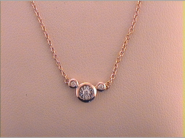 1/8CT-DIA Womens NECKLACE