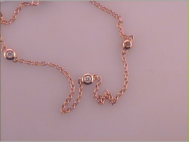 1/10CT-DIA ANA M LADIES TRIPLE DIAMOND BRACELET