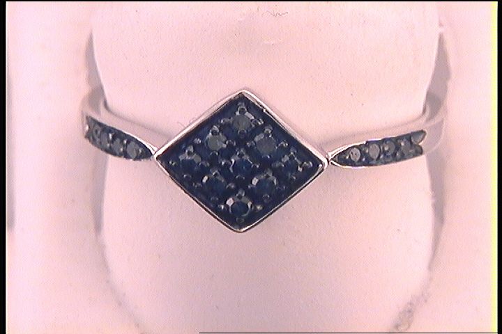 1/5CTW-DIA FASHION BLUE RING