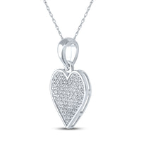 Load image into Gallery viewer, 1/4CT-DIA HEART PENDANT
