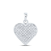 Load image into Gallery viewer, 1/4CT-DIA HEART PENDANT
