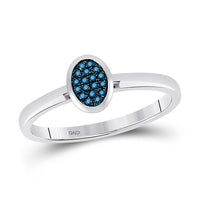 Load image into Gallery viewer, 1/200CTW-DIA MICRO-PAVE RING
