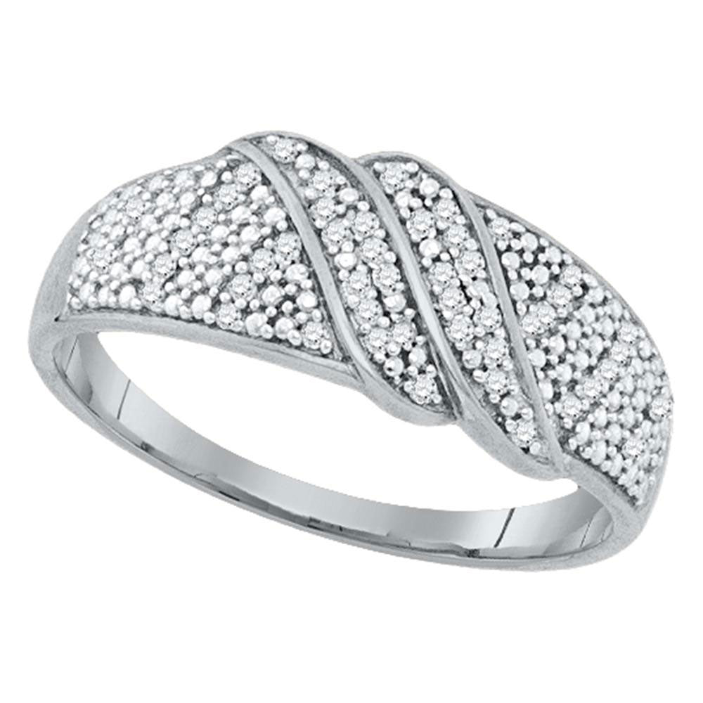1/6CT-DIA MICRO-PAVE RING