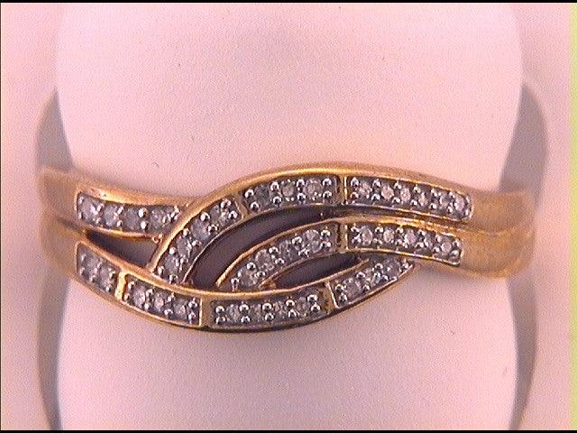 1/10CTW-DIA MICRO-PAVE RING