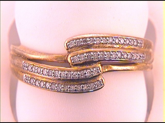 1/10CTW-DIA MICRO-PAVE RING