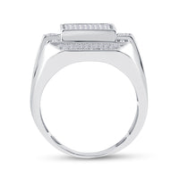 Load image into Gallery viewer, 1/2CT-DIA MICRO-PAVE MENS RING
