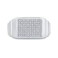Load image into Gallery viewer, 1/10CT-DIA MICRO-PAVE MENS RING
