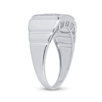 Load image into Gallery viewer, 1/10CT-DIA MICRO-PAVE MENS RING
