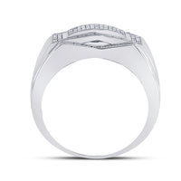 Load image into Gallery viewer, 1/5CTW-DIA MICRO-PAVE MENS RING
