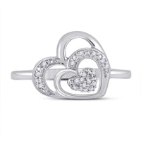 Load image into Gallery viewer, 1/20CTW-DIA P3 GIFT HEART RING
