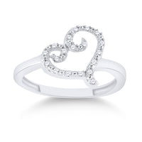 Load image into Gallery viewer, 1/12CTW-DIA P3 GIFT HEART RING
