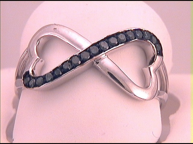 1/6CTW-DIA FASHION BLUE RING