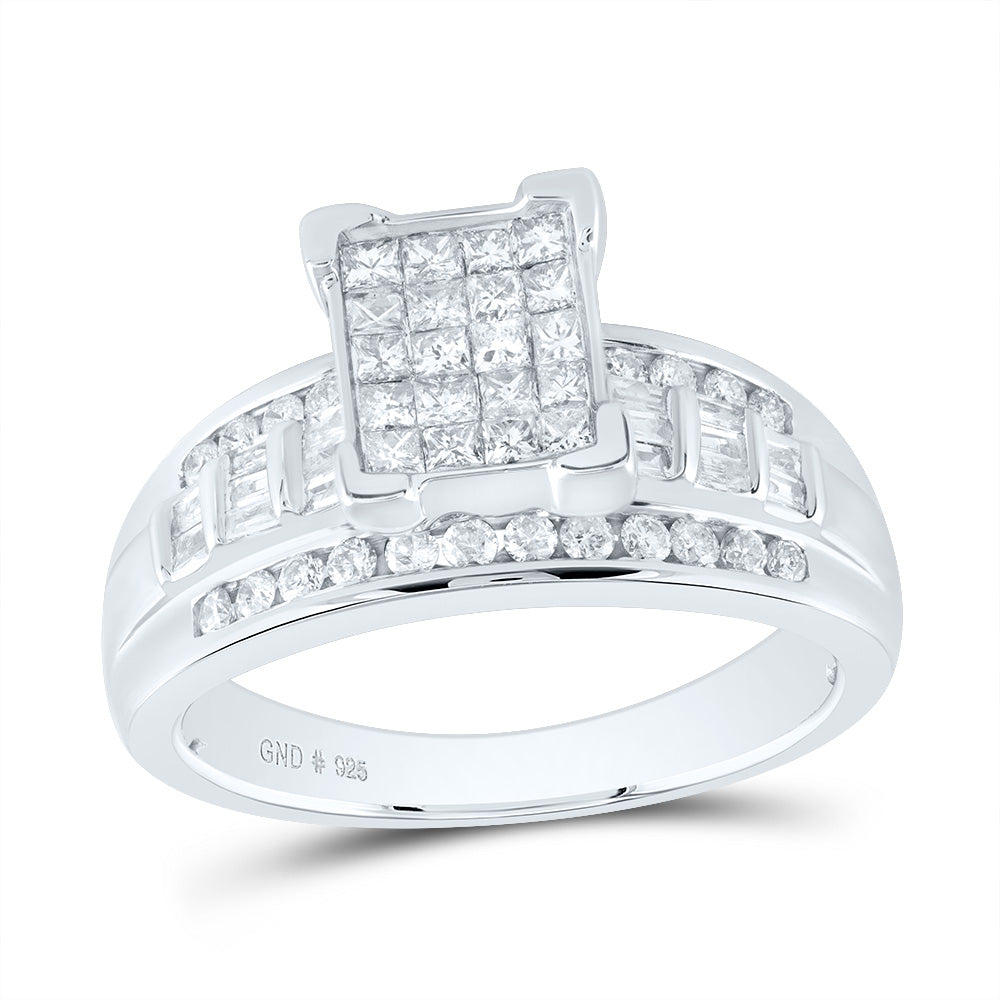 3/4CTW-DIA INVISIBLE CINDY RING-S8