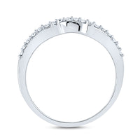 Load image into Gallery viewer, 14kt White Gold Womens Round Diamond Bridal Wedding Engagement Ring Band Set 1.00 Cttw
