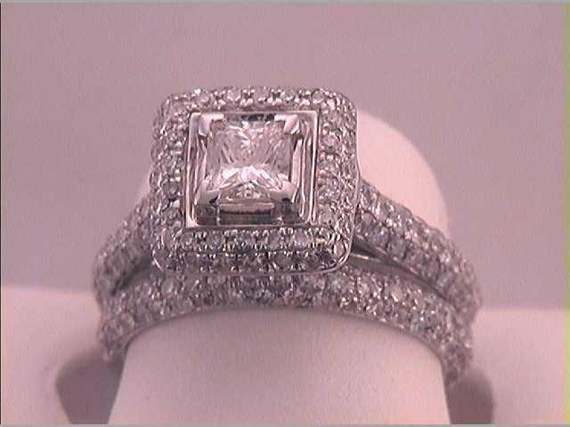 1 1/4CT-DIA 3/8CT-CPR BLISS BRIDAL SET CERTIFIED
