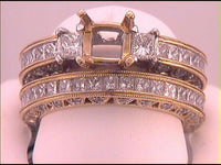 Load image into Gallery viewer, 4 CT-DIA SEMI-MOUNT BRIDAL SET
