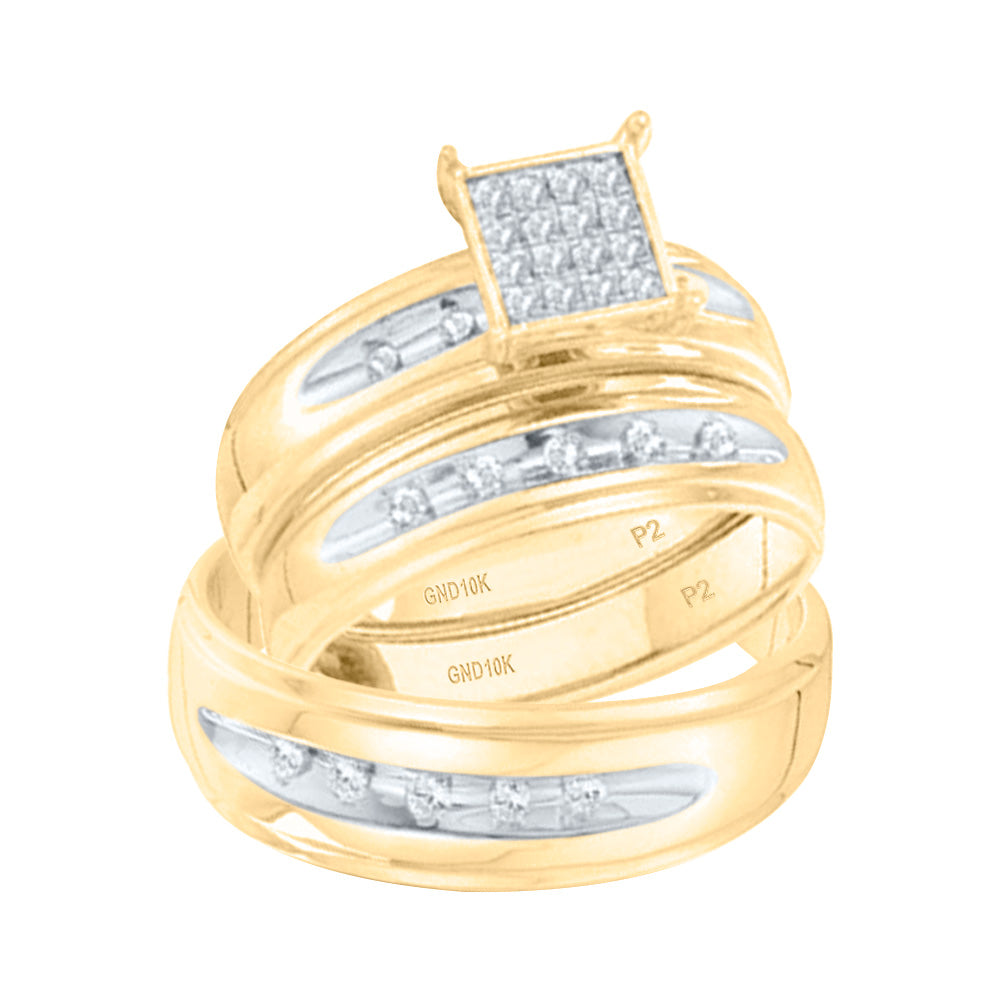 1/3CT-DIA FASHION TRIO SET