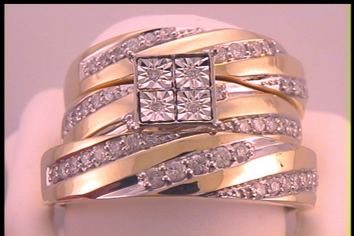 3/4CT-DIA P2 GIFT TRIO SET