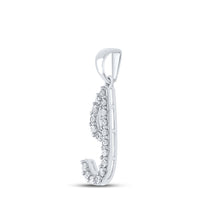 Load image into Gallery viewer, 1/10CTW-DIA LADIES INITIAL &quot;J&quot; PENDANT&quot;
