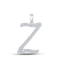 Load image into Gallery viewer, 1/10CTW-DIA LADIES INITIAL &quot;Z&quot; PENDANT&quot;
