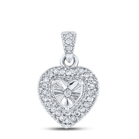 Load image into Gallery viewer, 1/6CTW-DIA HEART PENDANT
