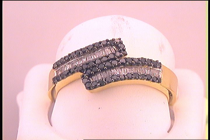 1/2CTW-DIA FASHION BLACK RING