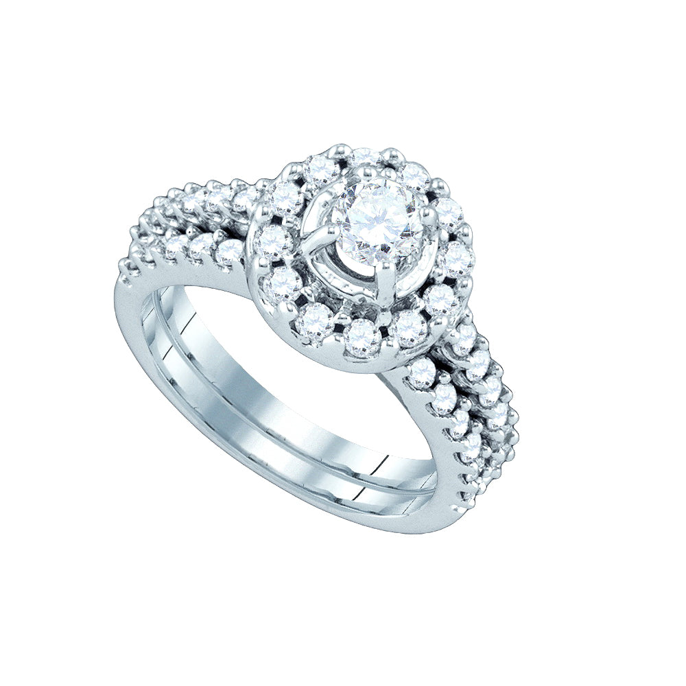1 1/4CT-DIA 1/3CT-CRD BLISS BRIDAL SET CERTIFIED