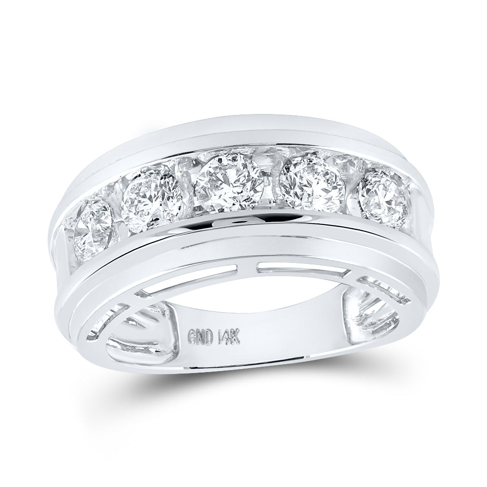 2 CT-DIA FASHION MENS BAND