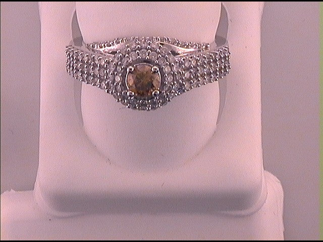 1 CTW-DIA 1/3CT-CRD BRIDAL RING