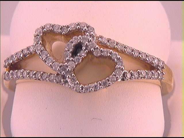 1/4CTW-DIA HEART RING